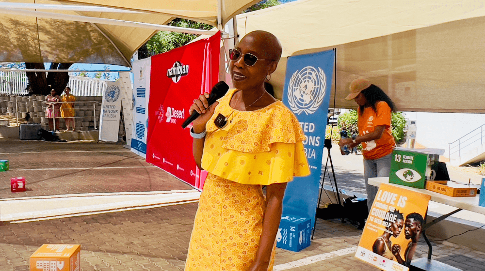  UN Namibia Resident Coordinator, Ms. Hopolang Phororo, delivered welcoming remarks.