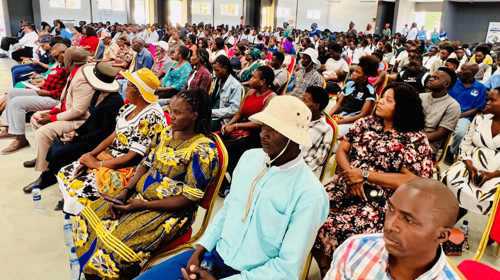 Young and old gathered at the Vocational Training Centre hall to observe World Population Day.