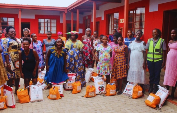 Some of the expecting mothers who received food and dignity kits in the maternity waiting room. ©UNFPA/Namibia