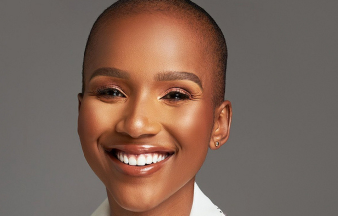 Shudufhadzo Musida, Miss South Africa 2020 and Regional Champion for UNFPA East and Southern Africa. Image supplied