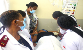 As part of the practicals, 37 nurses received clinical training, leading to the prompt insertion of 408 implants and 18 IUCDs. @