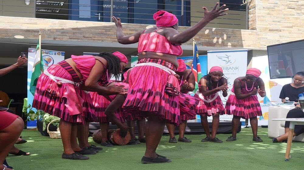 FOR THE YOUTH: Performers at the launch of the National Youth Week.