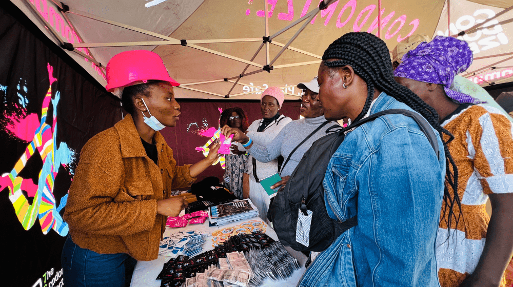UNFPA's #Condomise Campaign distributed complimentary condoms alongside educational initiatives on their efficacy in preventing 