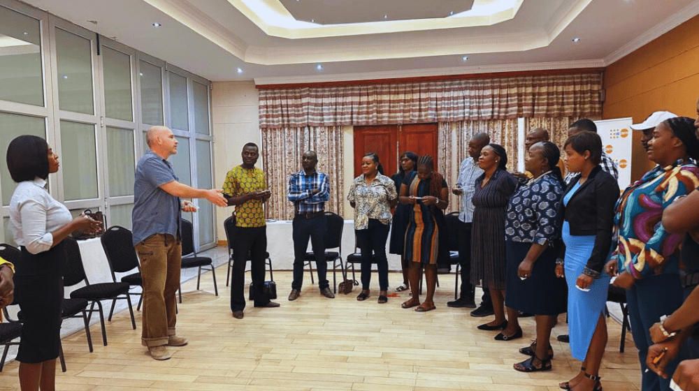 Facilitator Ben Scherwick facilitated the practical workshop sessions which sought to help investigative officers and social wor