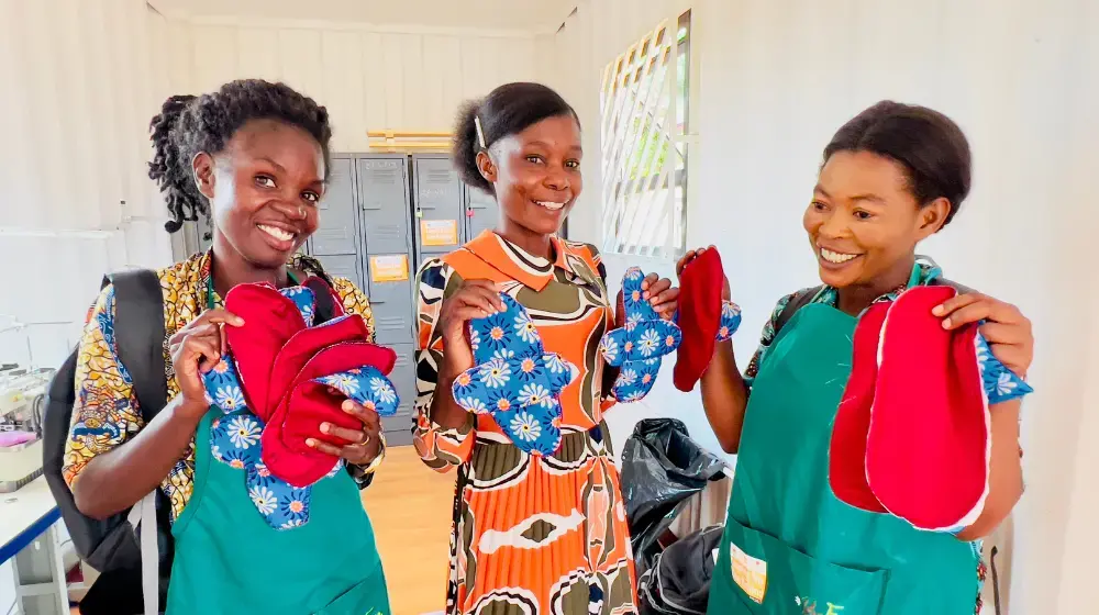 Sanitary Pad-Making Initiative empowers refugee women at Osire Camp