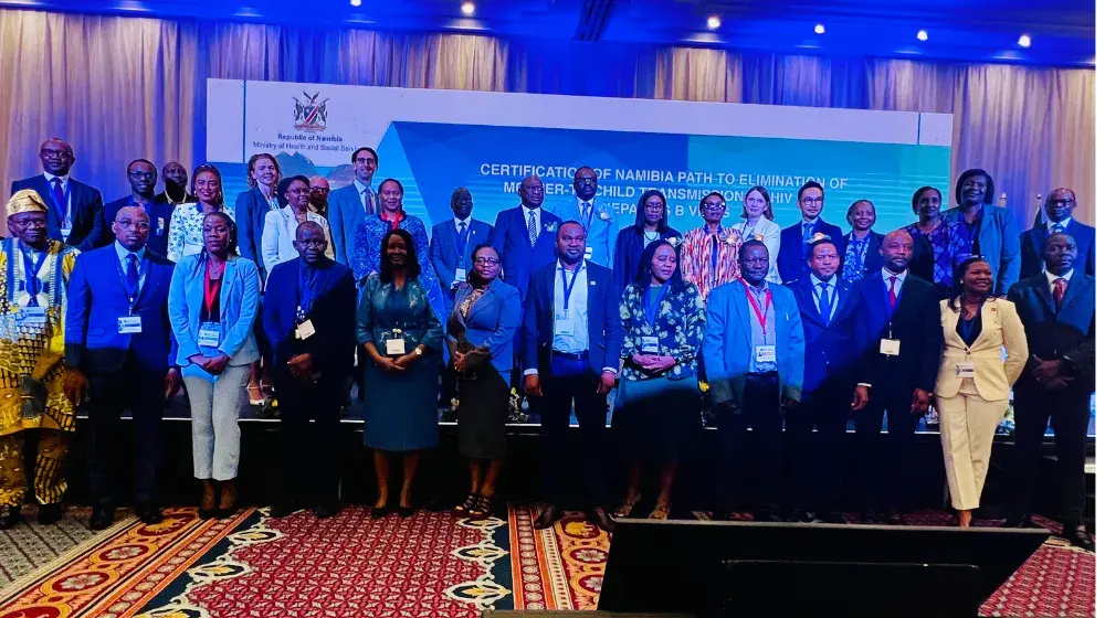 Namibia leads the way in Eliminating Mother-to-Child Transmission of HIV and Hepatitis B