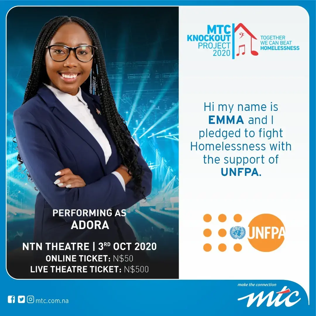 UNFPA donates towards MTC Knockout Project against homelessness