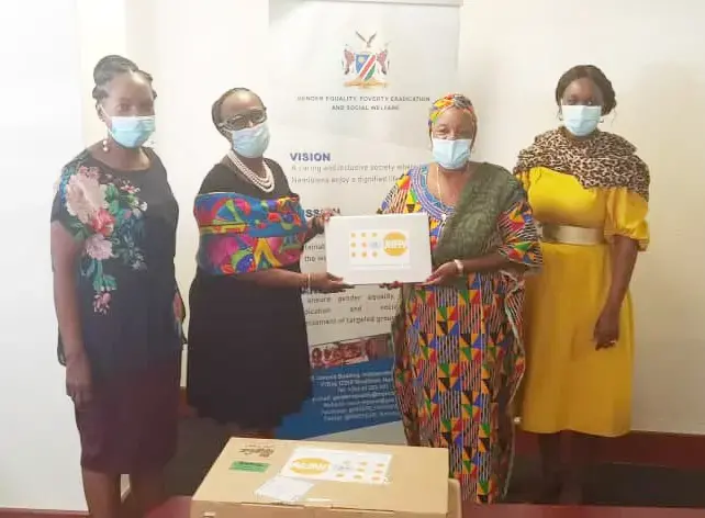 Gender Ministry receives laptop computers from UNFPA to help combat GBV