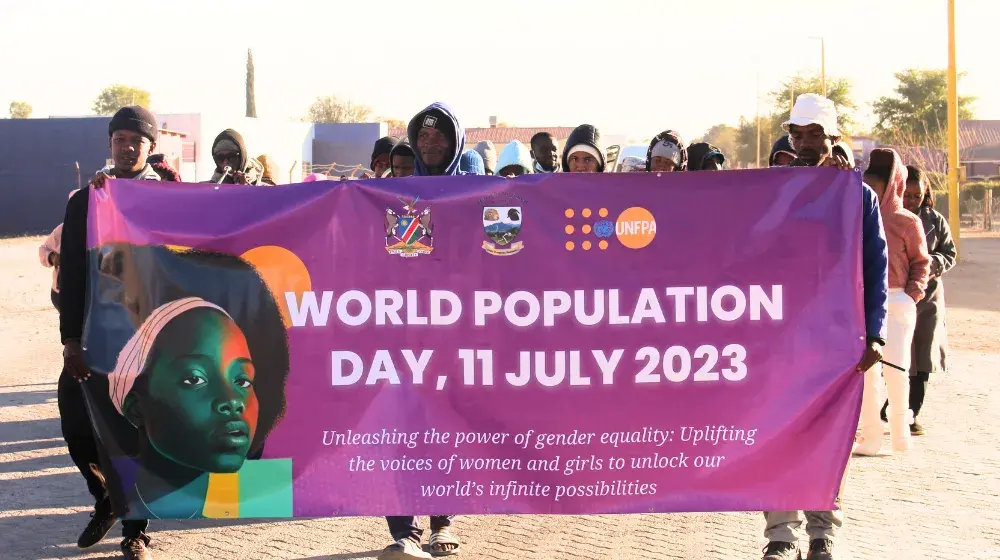 Celebrating World Population Day with launch of 2023 State of World Population Report in Namibia